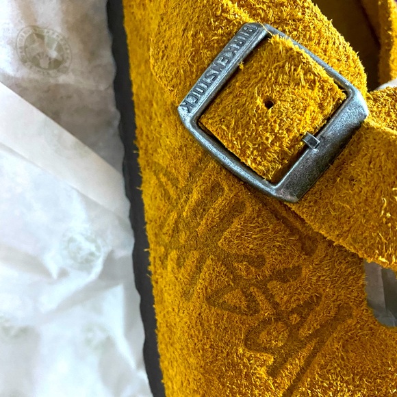 STUSSY x BIRKENSTOCK Boston BS Caramel 40 US 9W 7M - Picture 3 of 12